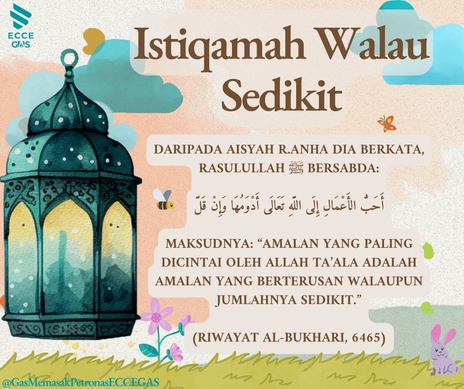 Istiqamah Walau Sedikit